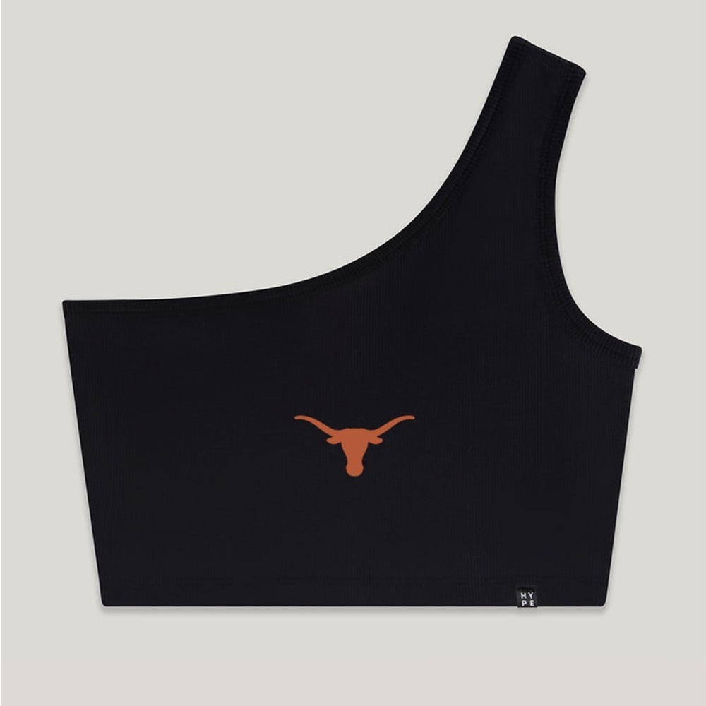 Hype and Vice Longhorn Black Senior Top UT Austin- XS (Used Once)